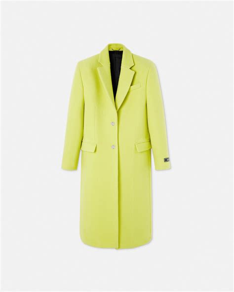 versace collection overcoat|Versace coat price.